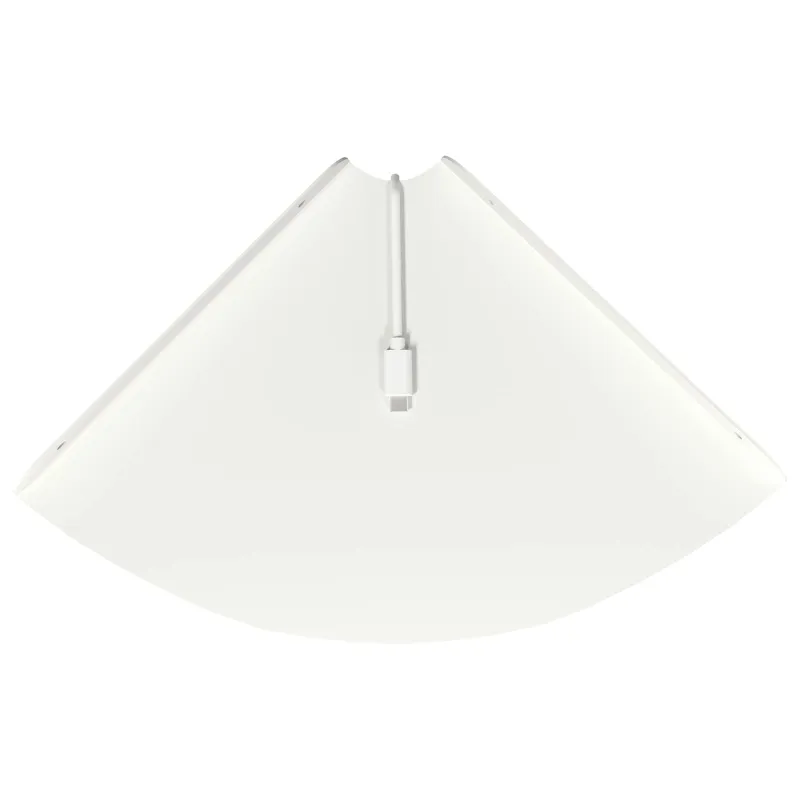 Plūduriuojanti lentyna su lentyna 4 pcs Baltas 24 x 24 x 2 cm