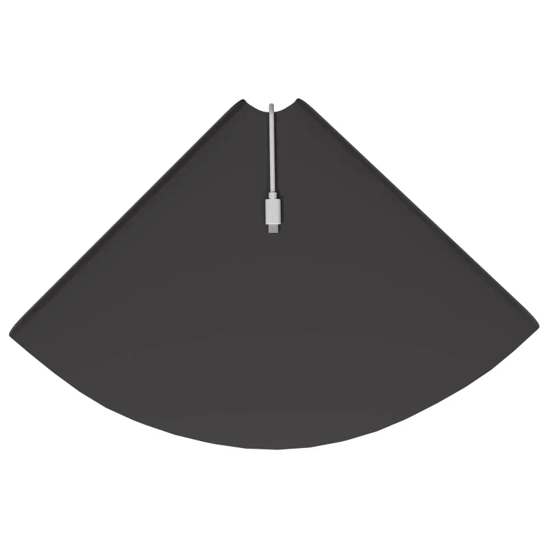 Kampinė Plūduriuojanti Lentyna 2 pcs Juodas 30 x 30 x 2 cm