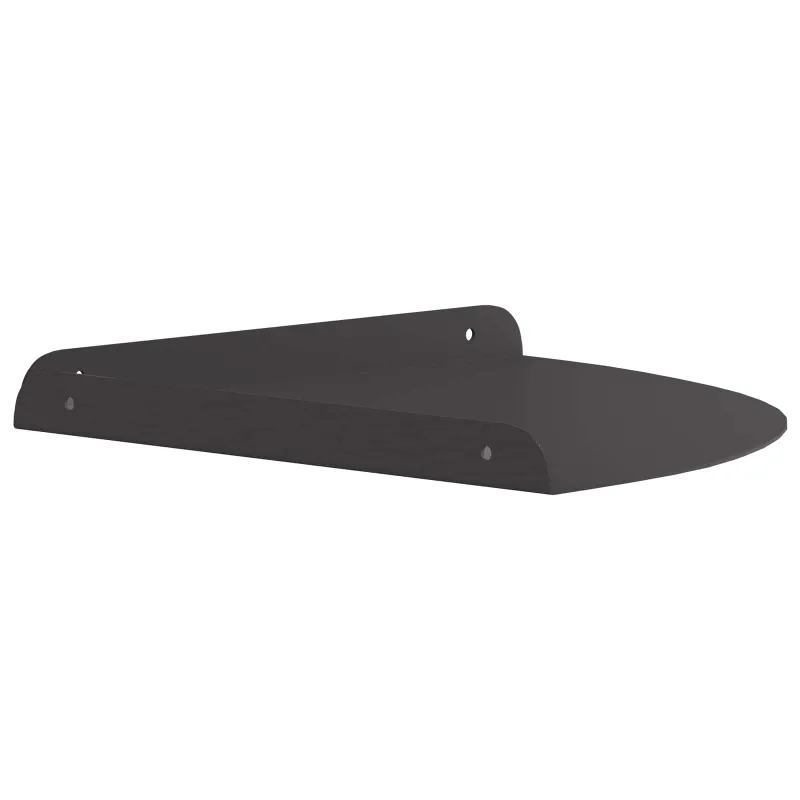 Plūduriuojanti lentyna su lentyna 4 pcs Juodas 30 x 30 x 2 cm