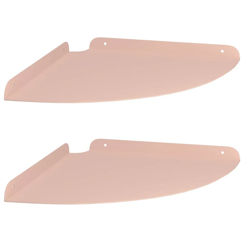 Plūduriuojanti lentyna su lentyna 2 pcs Rožinė 30 x 30 x 2 cm