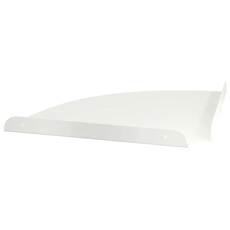 Plūduriuojanti lentyna su lentyna 4 pcs Baltas 30 x 30 x 2 cm