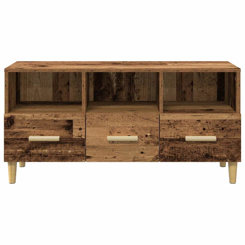 Televizoriaus spintelė su stalčių Senas medis 102 x 36 x 50 cm