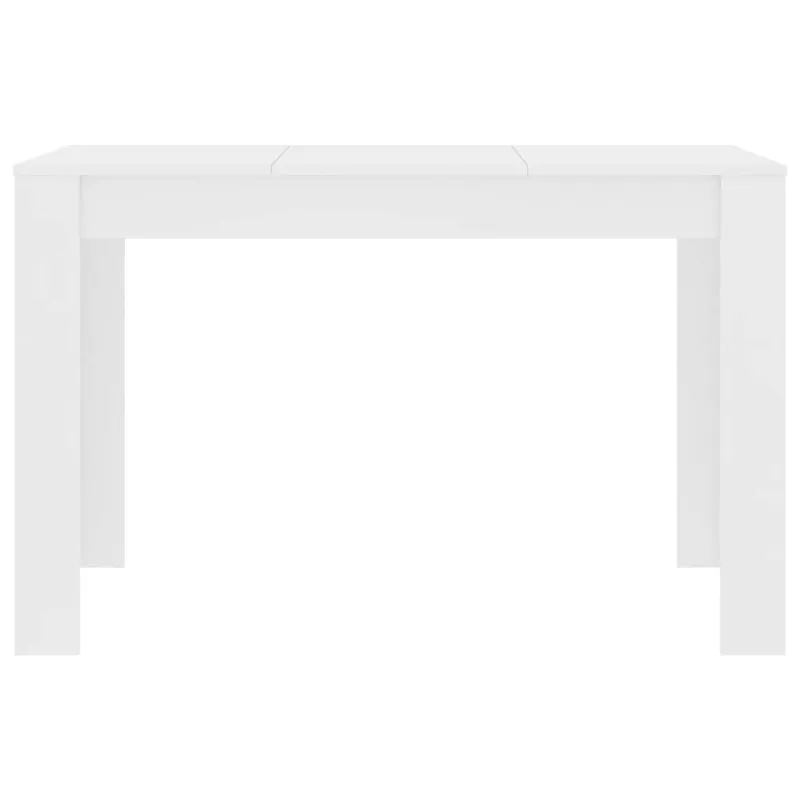 Valgomojo stalas, baltos spalvos, 120x60x76cm, apdirbta mediena