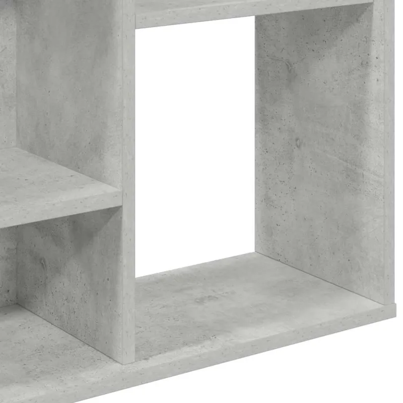 Pertvara/spintelė knygoms, betono, 100x24x140cm, mediena