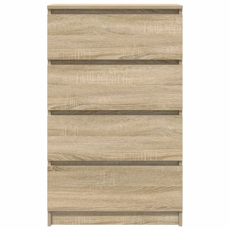 Šoninė spintelė, ąžuolo spalvos, 60x35x98,5 cm, mediena