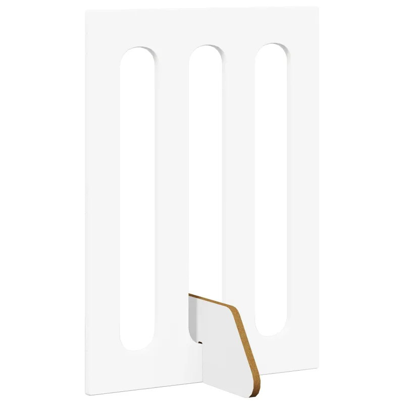 Sulankstomas šunų tvora 2 pcs Baltas 100,5 x 38 x 70 cm