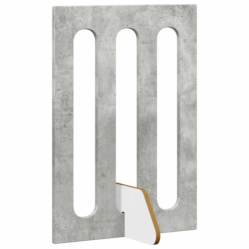 Sulankstomas šunų tvora 2 pcs Betono Pilka 100,5 x 38 x 70 cm