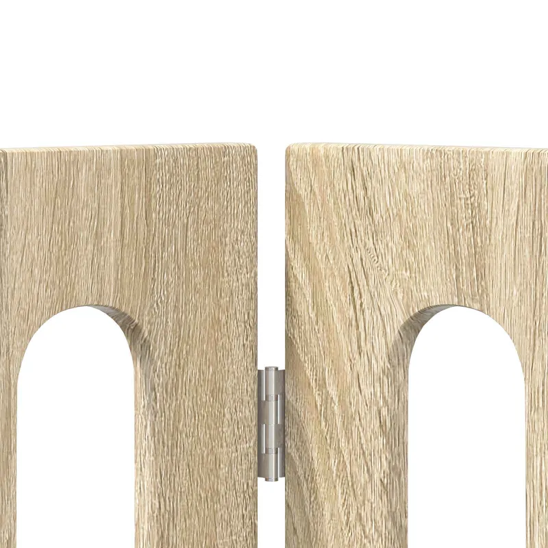 Sulankstomas šunų tvora 2 pcs Sonoma ąžuolas 100,5 x 38 x 90 cm