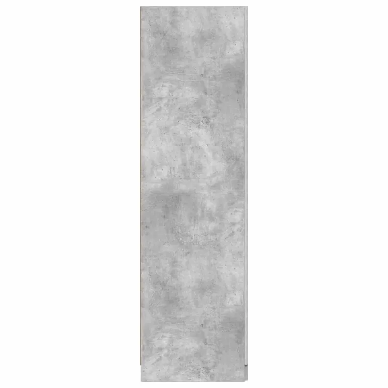Drabužių spinta, betono pilka, 80x52x180cm, apdirbta mediena