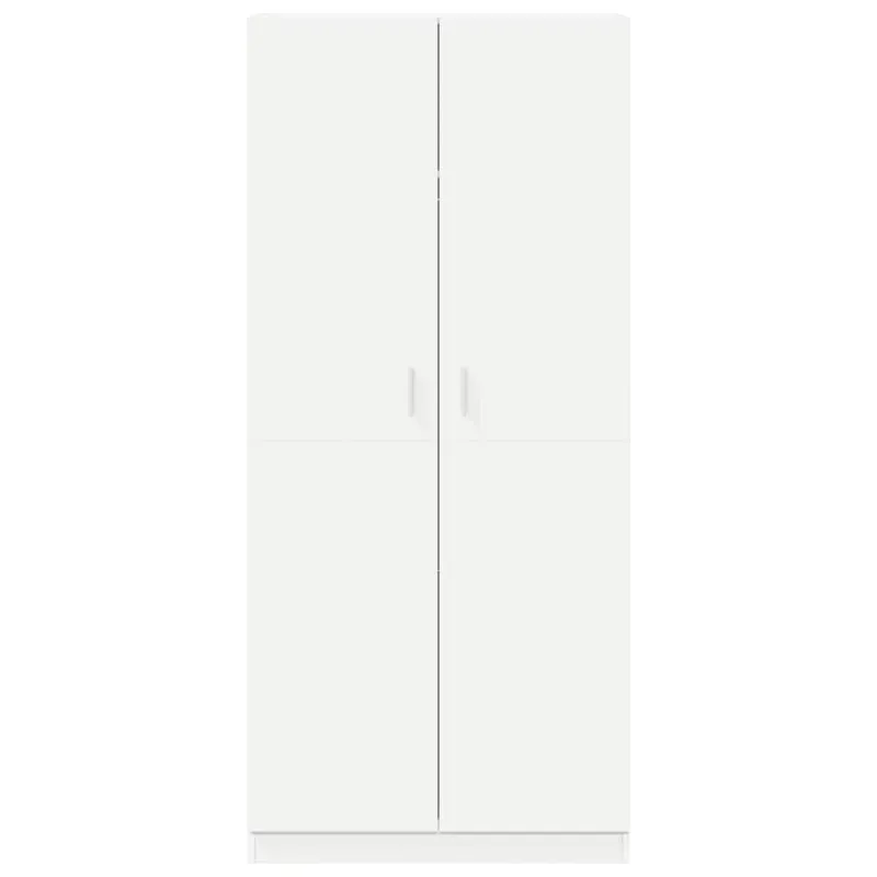 Drabužių spinta, baltos spalvos, 90x52x200cm, apdirbta mediena