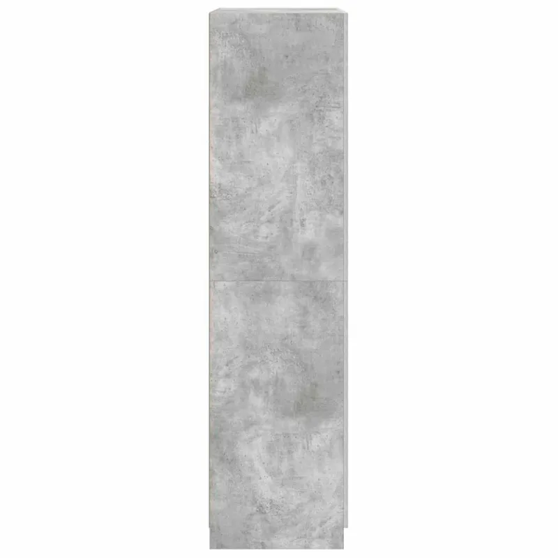 Drabužių spinta, betono pilka, 90x52x200cm, apdirbta mediena