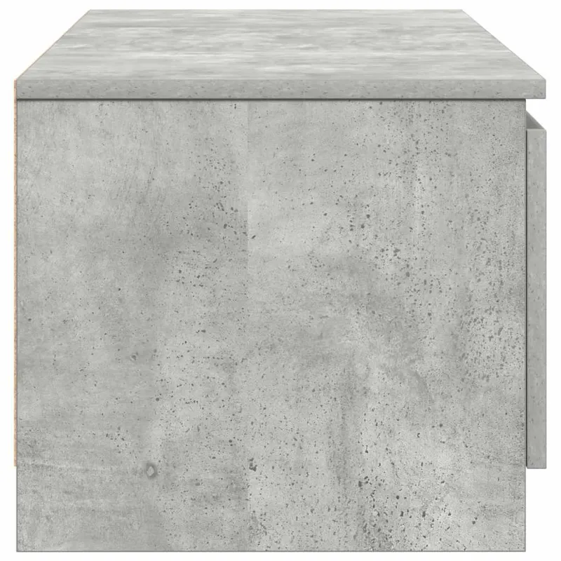 Televizoriaus spintelė, betono, 140x40x35,5cm, apdirbta mediena
