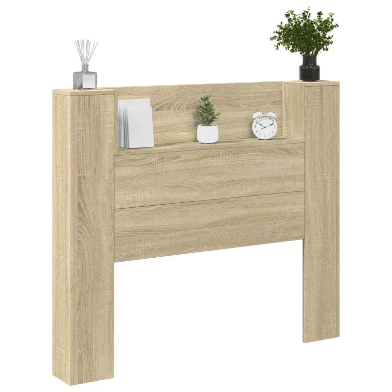 Galvūgalio spinta su LED Sonoma 120 x 16,5 x 103,5 cm