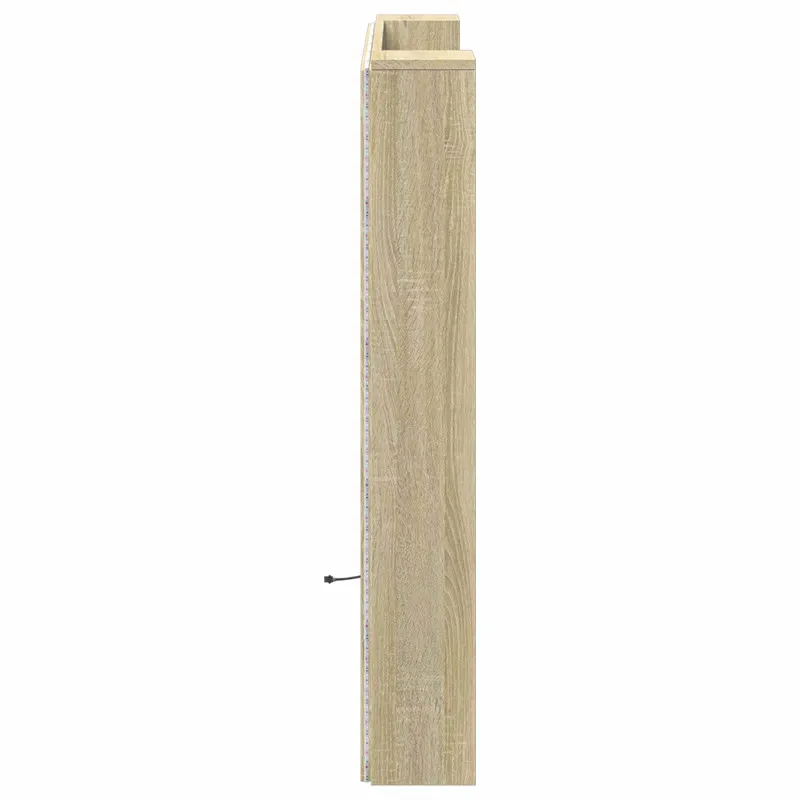 Galvūgalio spinta su LED Sonoma 120 x 16,5 x 103,5 cm