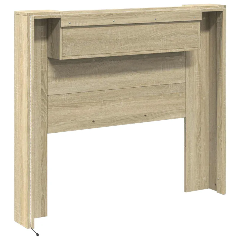 Galvūgalio spinta su LED Sonoma 120 x 16,5 x 103,5 cm