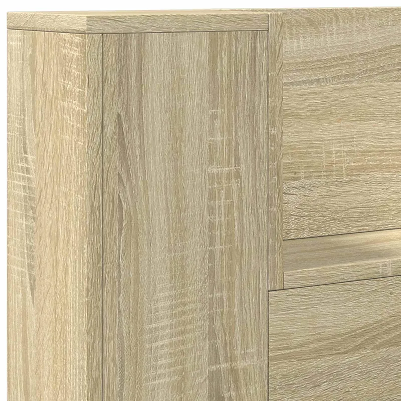Galvūgalio spinta su LED Sonoma 120 x 16,5 x 103,5 cm