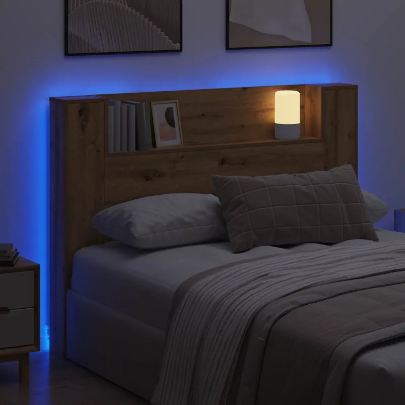 Galvūgalio spinta su LED Amatinė Ąžuolas 140 x 16,5 x 103,5 cm
