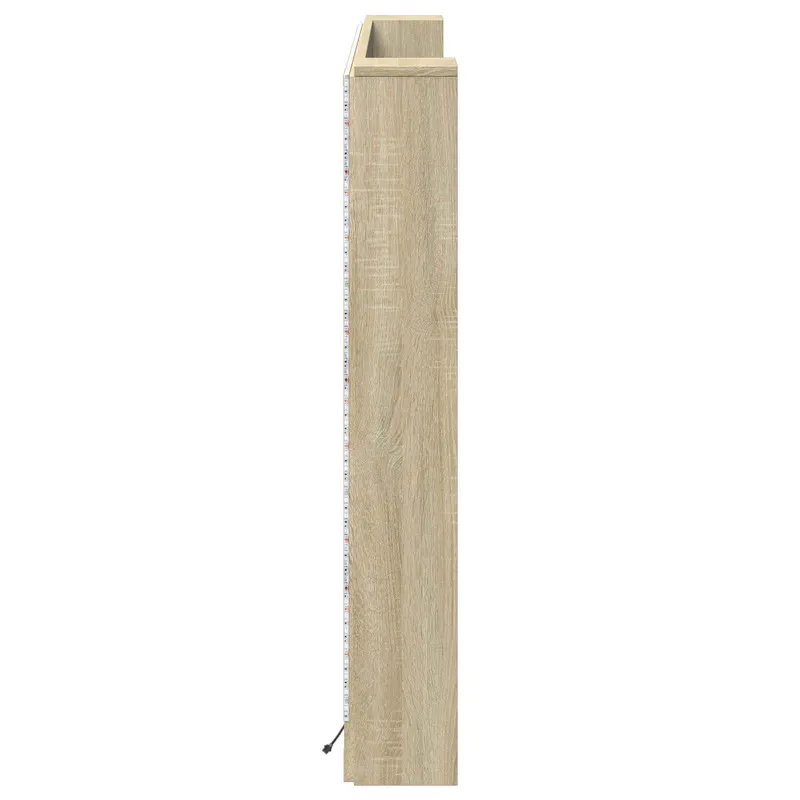 Galvūgalio spinta su LED Sonoma 160 x 16,5 x 103,5 cm