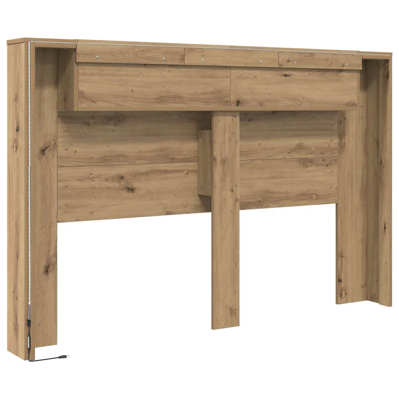 Galvūgalio spinta su LED Amatinė Ąžuolas 160 x 16,5 x 103,5 cm