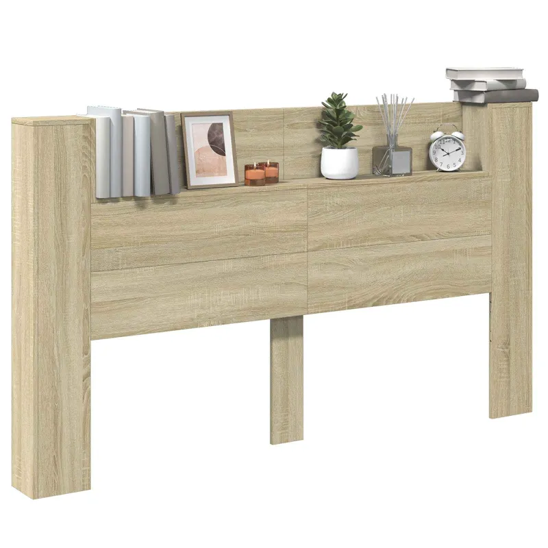 Galvūgalio spinta su LED Sonoma 180 x 16,5 x 103,5 cm