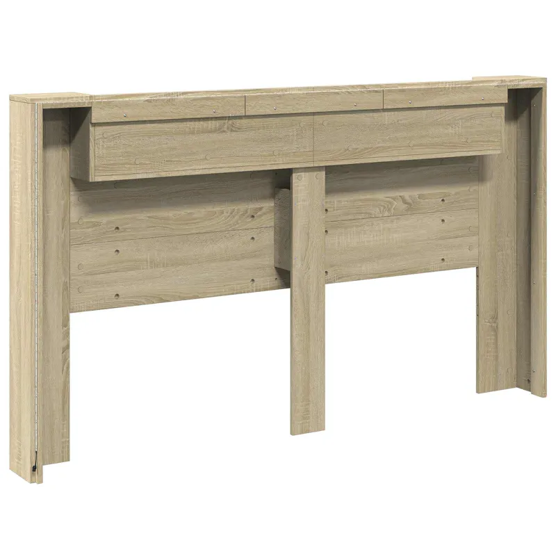 Galvūgalio spinta su LED Sonoma 180 x 16,5 x 103,5 cm