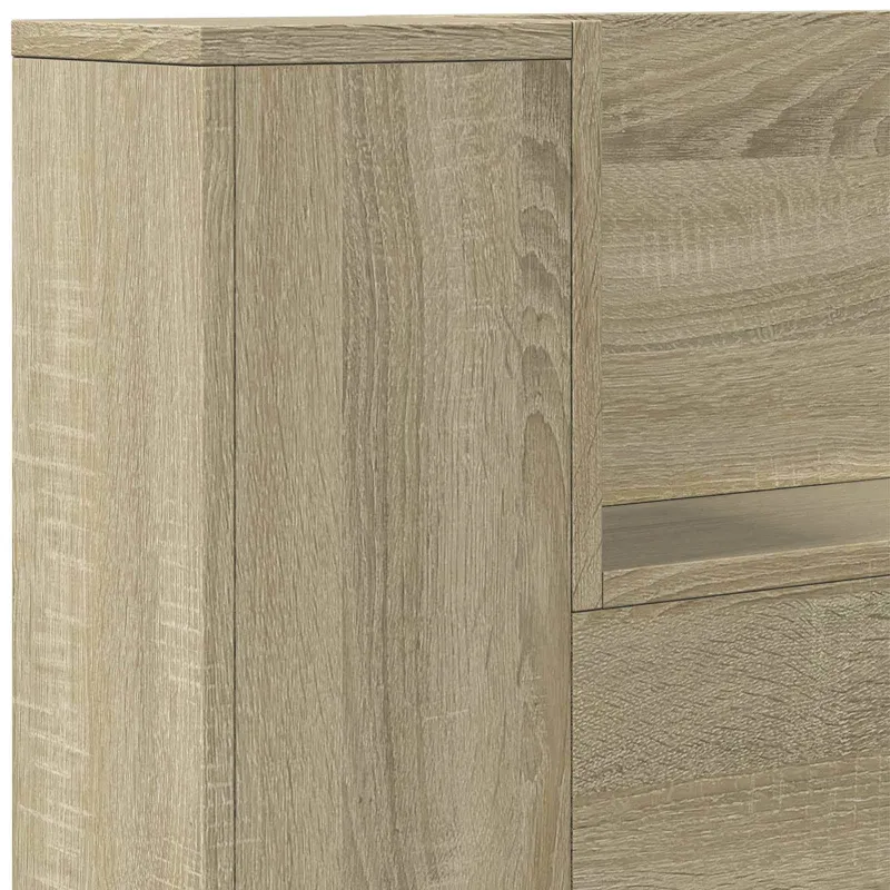 Galvūgalio spinta su LED Sonoma 180 x 16,5 x 103,5 cm