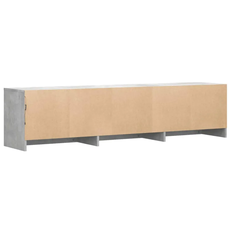 Televizoriaus spintelė Betono 165 x 34 x 40 cm Apdirbta mediena