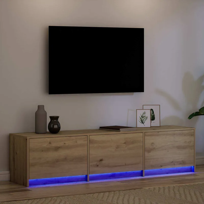 Televizoriaus spintelė Amatininkų ąžuolas 165 x 34 x 40 cm