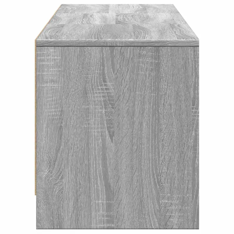 Televizoriaus spintelė su LED Pilkas Sonoma 165 x 34 x 40 cm
