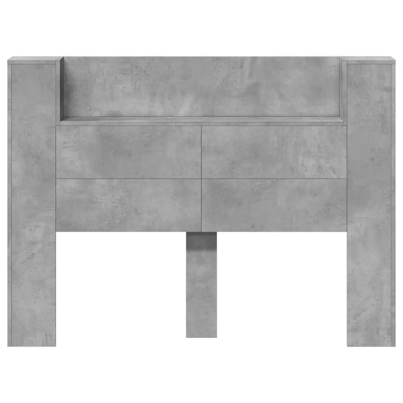 Galvūgalio spinta su LED Betono 140 x 16,5 x 103,5 cm