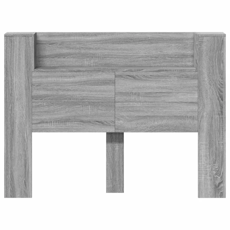 Galvūgalio spinta su LED Pilka Sonoma 140 x 16,5 x 103,5 cm
