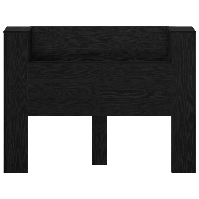 Galvūgalio spinta su LED Juodas Ąžuolas 140 x 16,5 x 103,5 cm