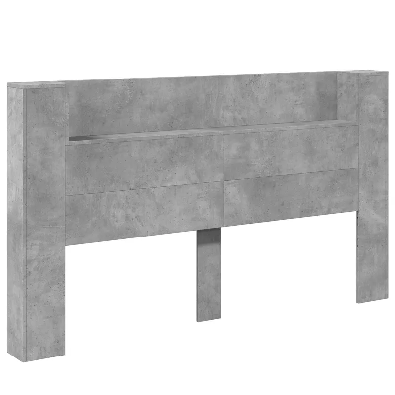 Galvūgalio spinta su LED Betono 180 x 16,5 x 103,5 cm