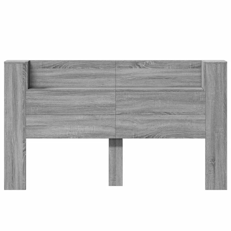 Galvūgalio spinta su LED Pilka Sonoma 180 x 16,5 x 103,5 cm
