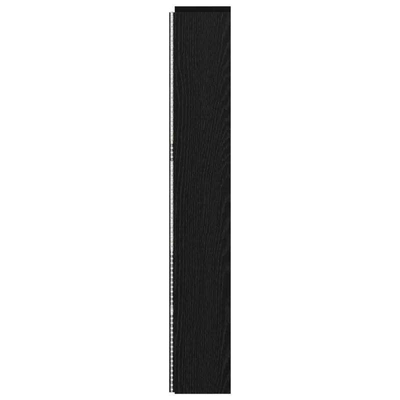 Galvūgalio spinta su LED Juodas Ąžuolas 180 x 16,5 x 103,5 cm