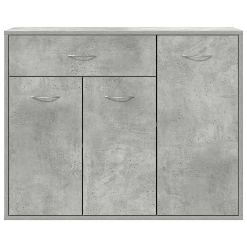 Šoninė spintelė, betono pilka, 88x30x70cm, apdirbta mediena