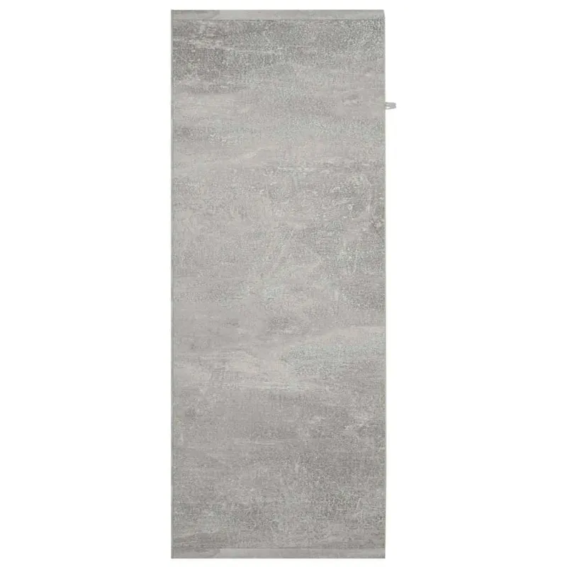 Šoninė spintelė, betono pilka, 60x30x75cm, apdirbta mediena