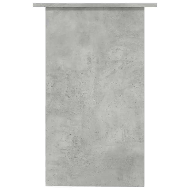 Rašomasis stalas, betono pilkas, 90x50x74cm, apdirbta mediena