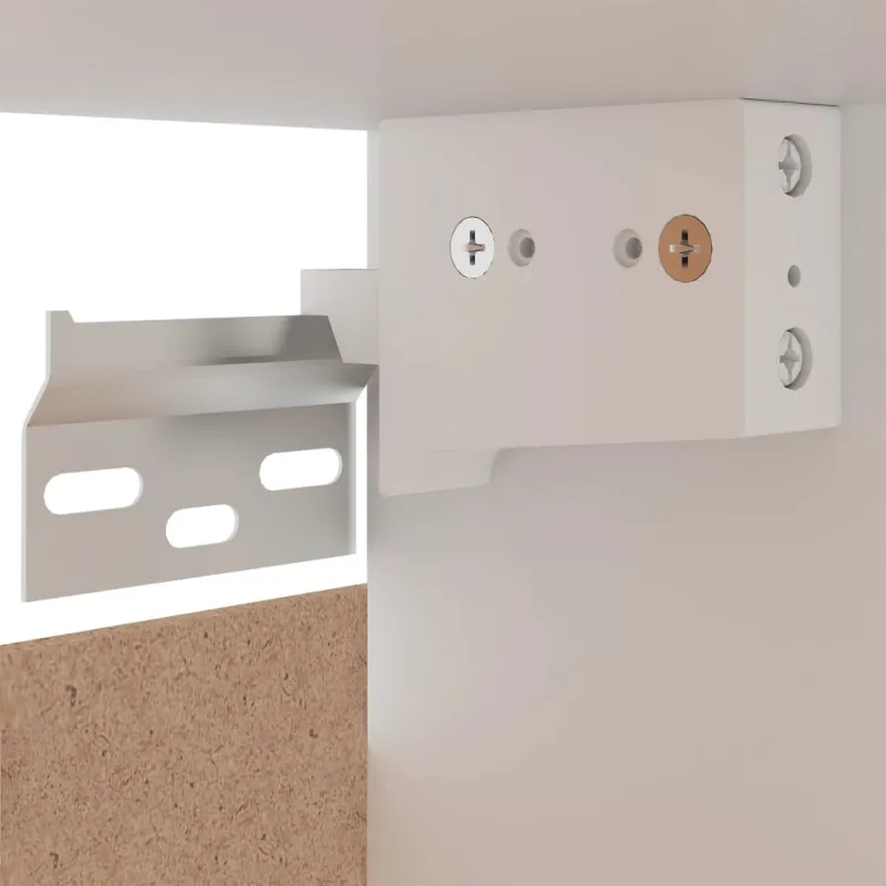 Pakabinama spintelė, “Lyon”, balta, 80x31x60cm