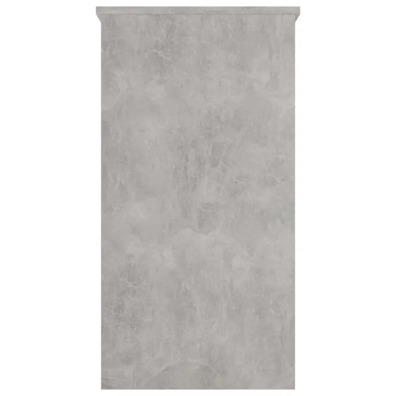 Rašomasis stalas, betono pilkas, 80x40x75cm, apdirbta mediena