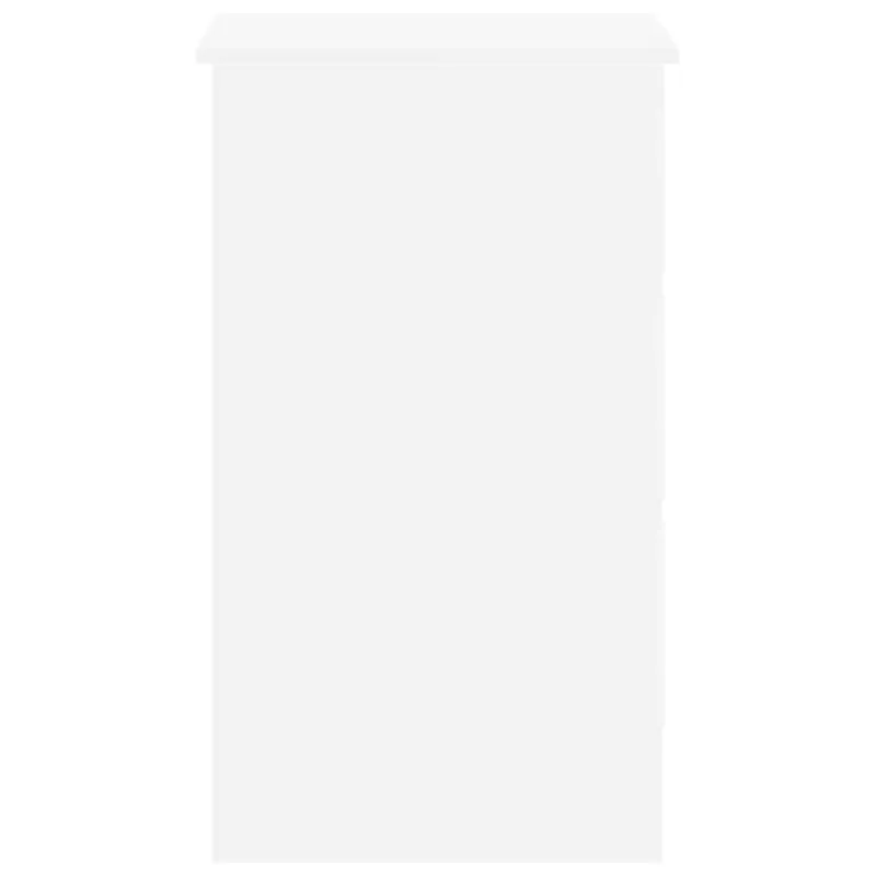 Rašomasis stalas, baltos spalvos, 90x45x76cm, apdirbta mediena