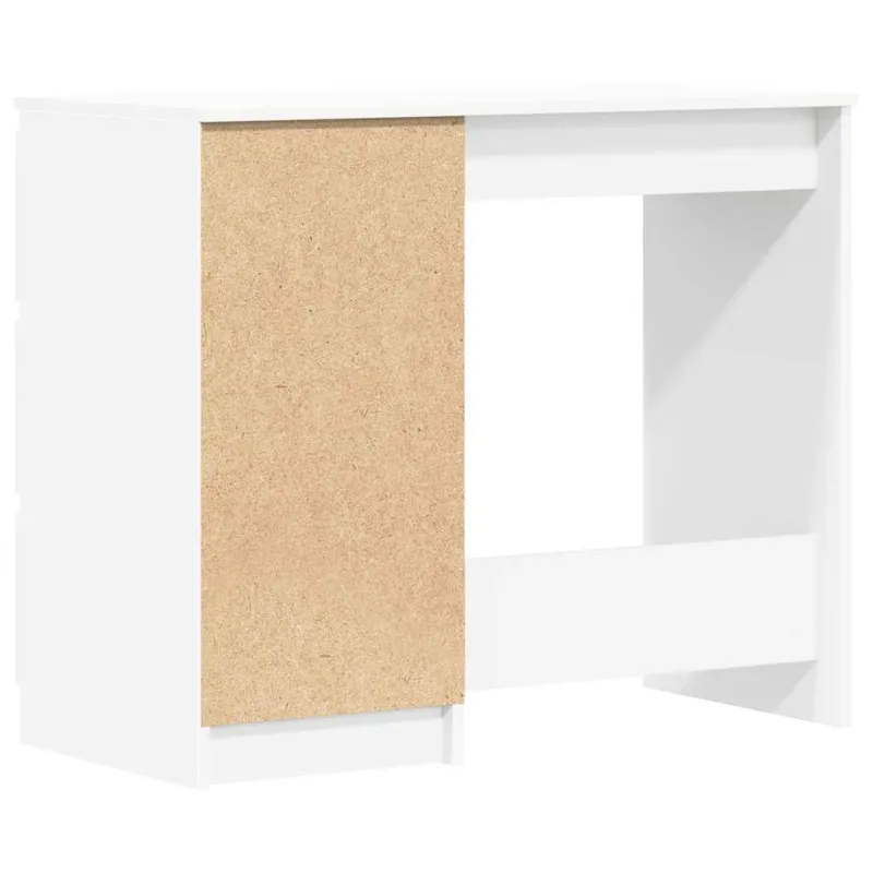 Rašomasis stalas, baltos spalvos, 90x45x76cm, apdirbta mediena