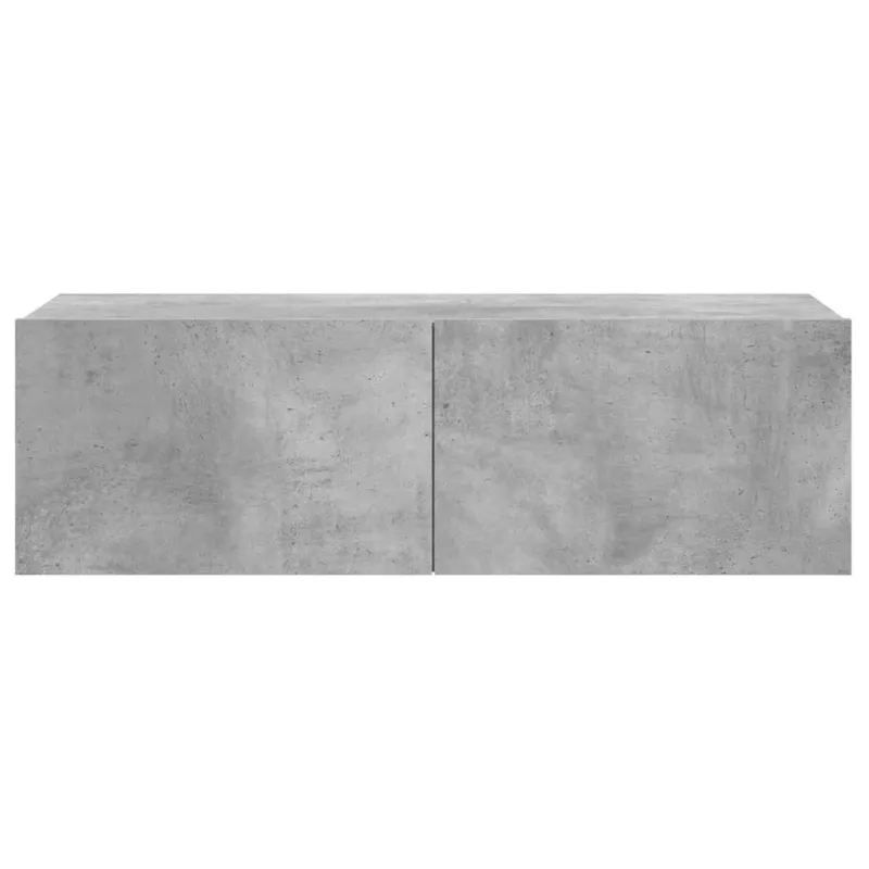 Televizoriaus spintelė, betono, 100x30x30cm, apdirbta mediena