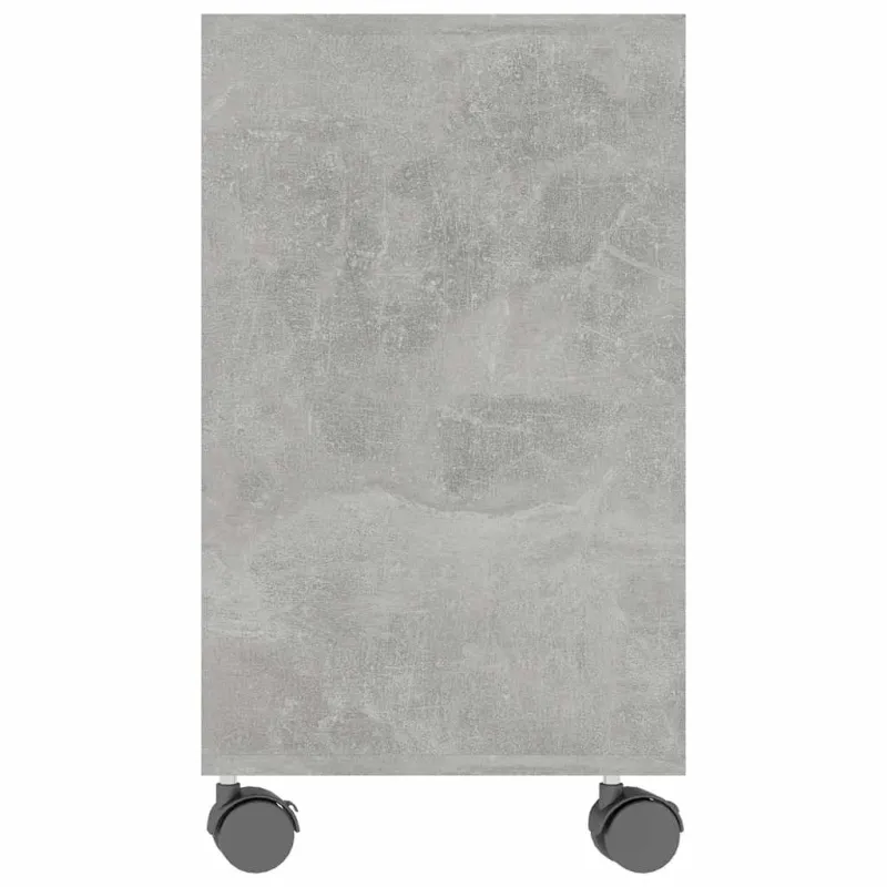 Šoninis staliukas, betono pilkos spalvos, 70x35x55cm, mediena