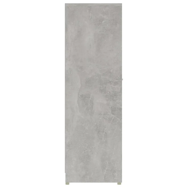 Vonios kambario spintelė, betono, 30x30x95cm, apdirbta mediena