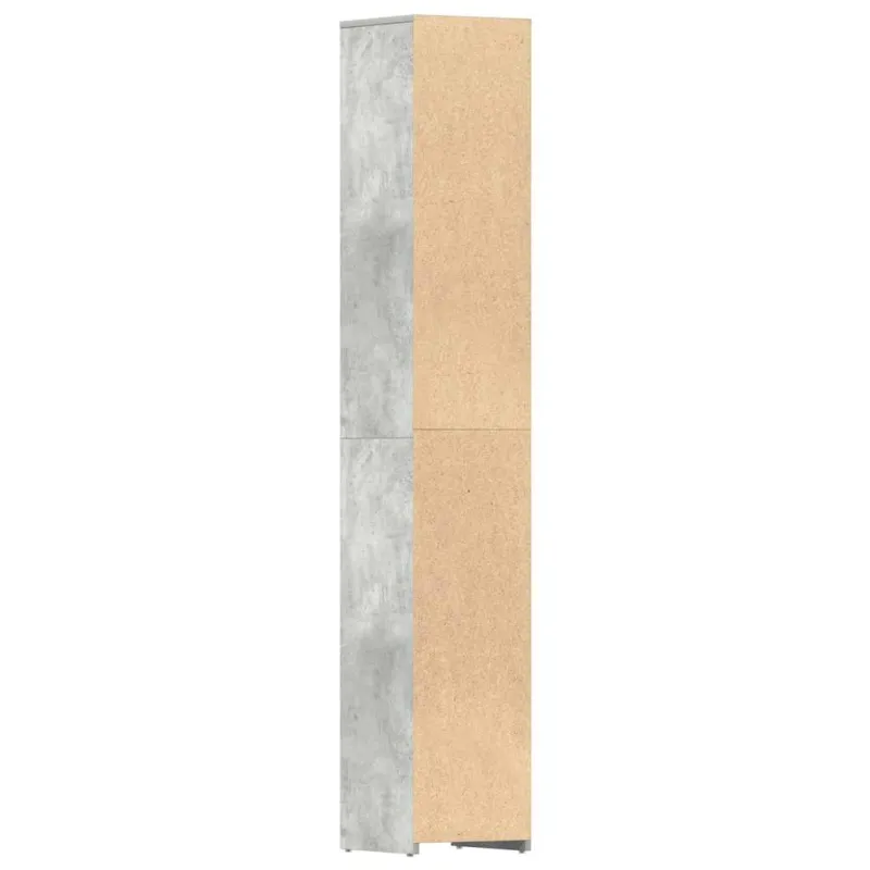Vonios kambario spintelė, betono, 30x30x183,5cm, mediena