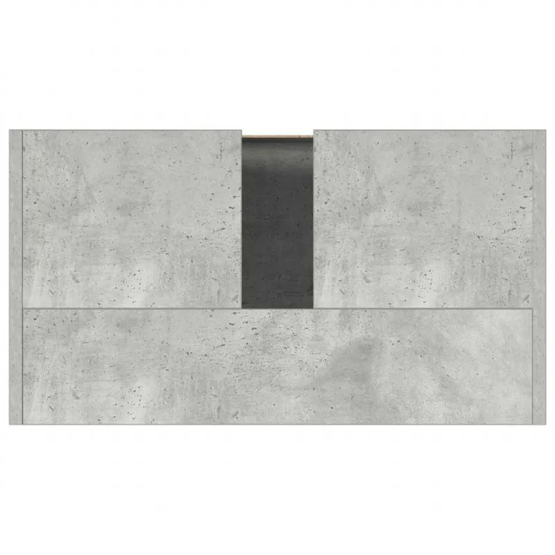 Vonios kambario spintelė, betono, 60x33x61cm, apdirbta mediena
