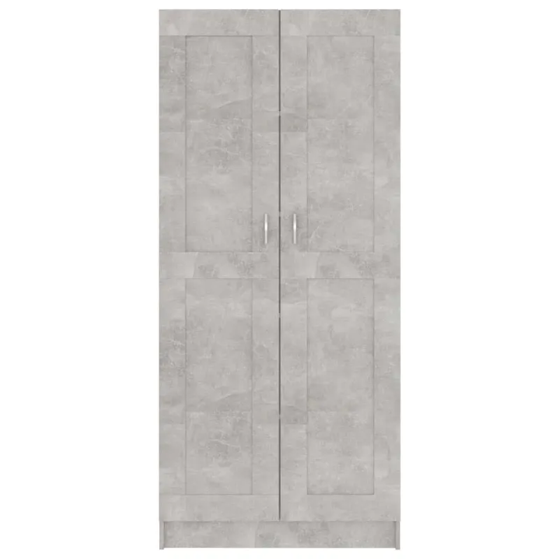 Spintelė knygoms, betono, 82,5x30,5x185,5cm, apdirbta mediena