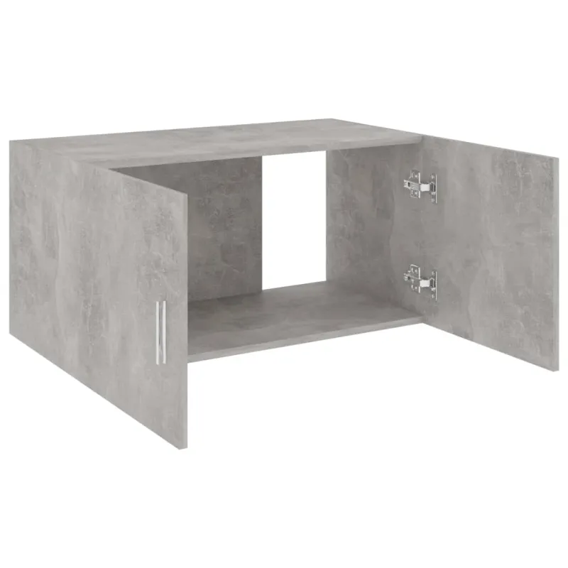 Prie sienos montuojama spintelė, betono, 80x39x40cm, mediena
