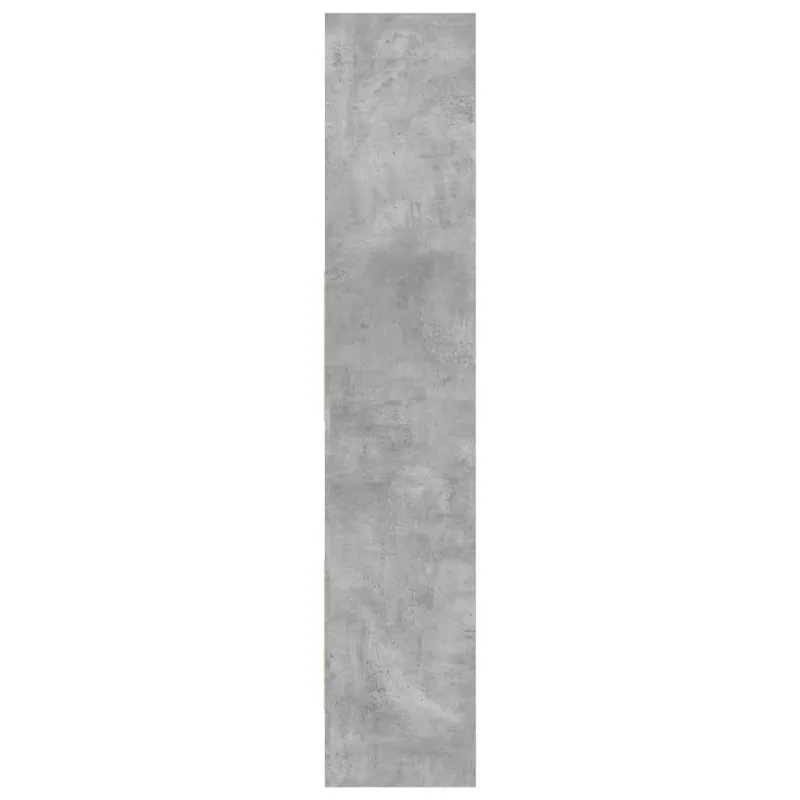Spintelė knygoms, betono pilka, 60x35x180cm, apdirbta mediena